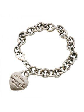Tiffany & Co Bracelet Return to Heart 925 Sterling Silver